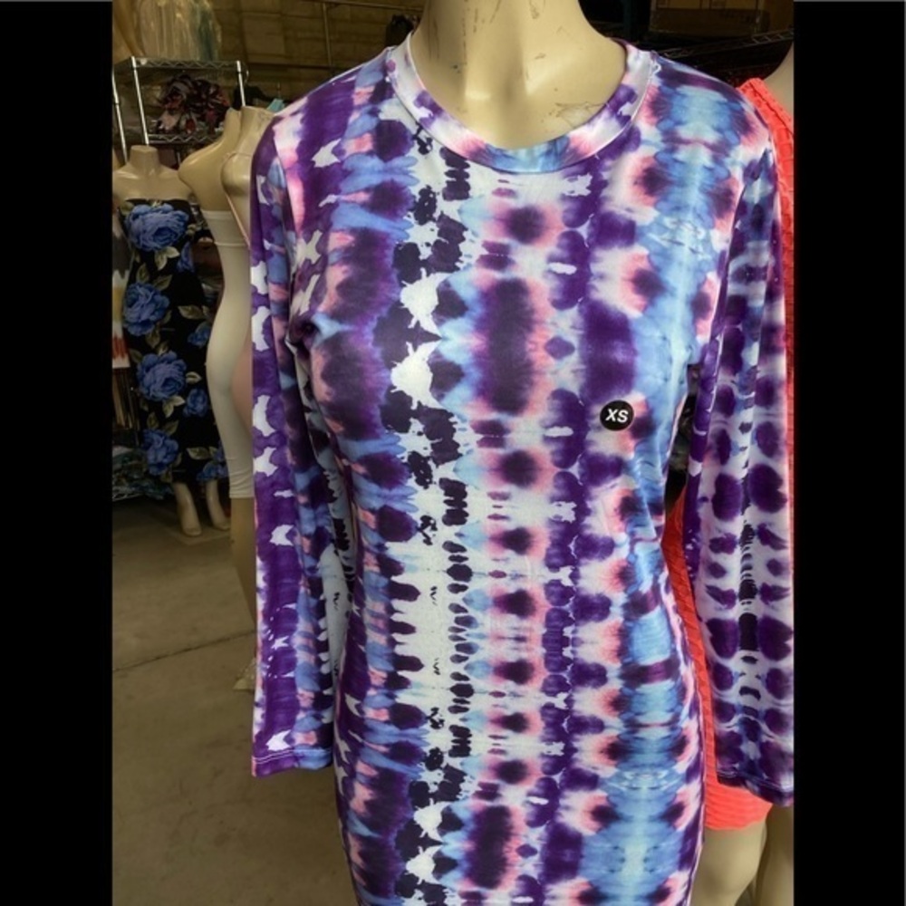 Dress Bodycon Style Animal Print Size Medium